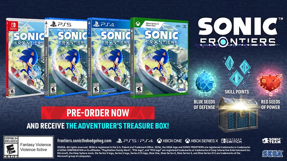 New Sonic Frontiers gameplay footage released - My Nintendo News