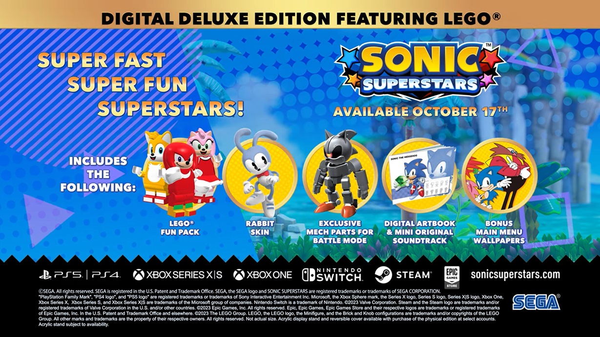 Sonic Superstars Edition Differences and Pre-order Bonus