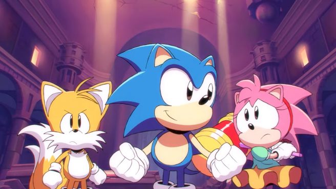 Sonic Superstars Trio Trouble animated prologue