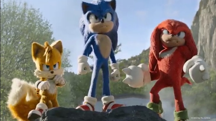 Sonic the Hedgehog 2 movie Super Bowl commercial leaked