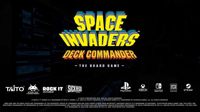 Space Invaders Deck Commander: The Board Game