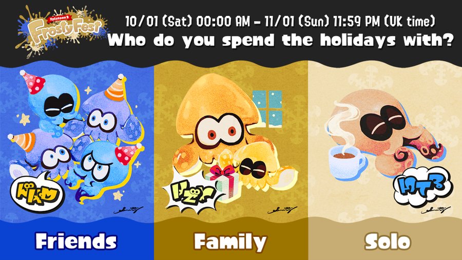 Frosty Fest Returns to Splatoon 3: 2026 Splatfest Update for Nintendo Switch Players - Nintendo News Article