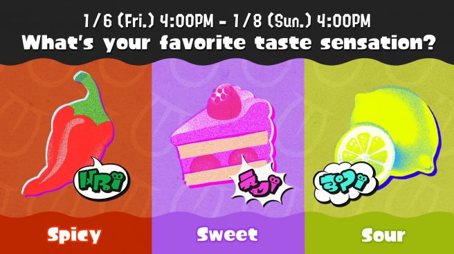 Splatoon 3 Splatfest 3 results Spicy Sweet Sour