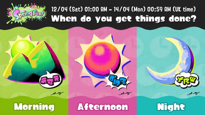 Splatoon 3 Spring Fest 2025 Splatfest