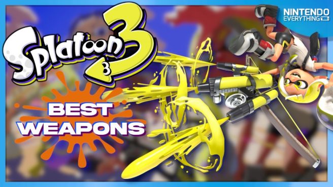 Splatoon 3 best weapons