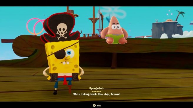 SpongeBob SquarePants The Cosmic Shake Pirate Goo Lagoon