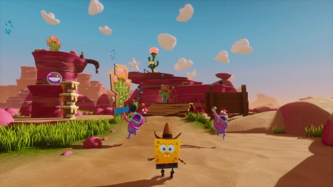 SpongeBob SquarePants Gameplay pertama Cosmic Shake