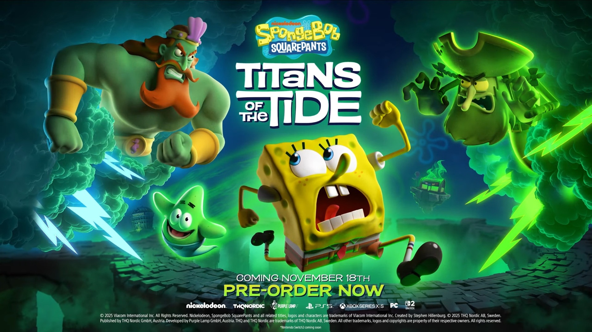 SpongeBob SquarePants: Titans of the Tide Announced for Nintendo Switch 2 – Release Date, Editions, and Key Features Detailed