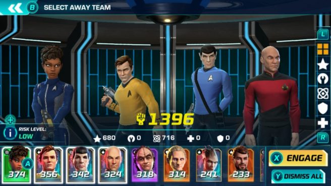 Star Trek Legends gameplay