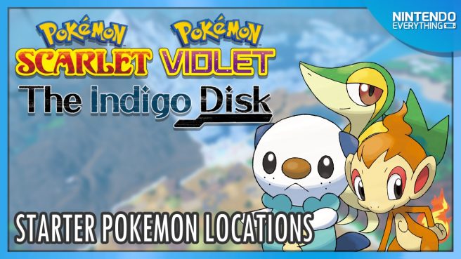 Starter Pokemon locations Indigo Disk Pokemon Scarlet Violet