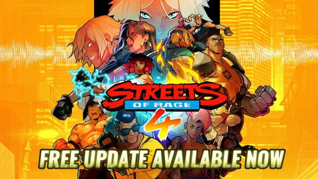 Streets of Rage 4 major update patch notes