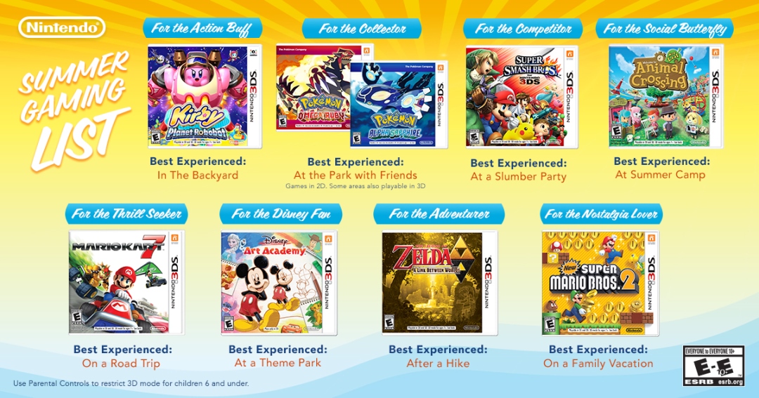 list of 3ds games