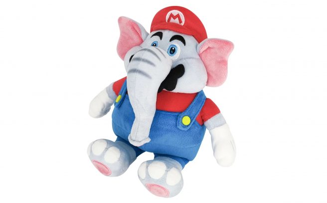 Super Mario Bros. Wonder Elephant Mario plush