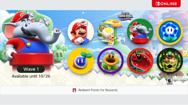 Iconos de Super Mario Bros. Wonder Switch en línea