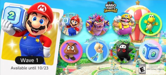 Super Mario Party Jamboree icons added to Nintendo Switch Online