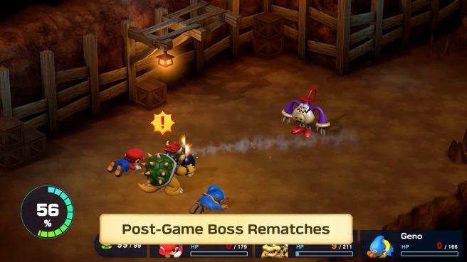 Super Mario RPG post-game boss rematches