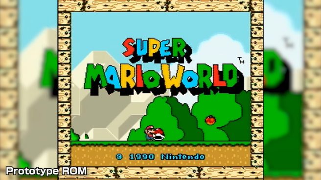 Prototipo de localización de Super Mario World