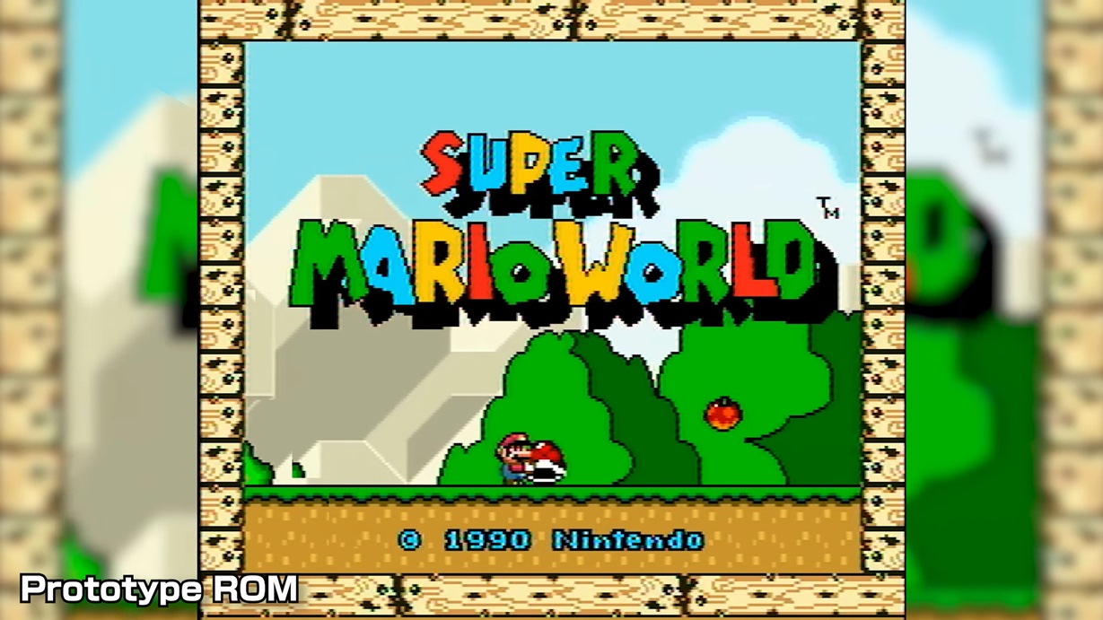 See The Newly Discovered Super Mario World Prototype