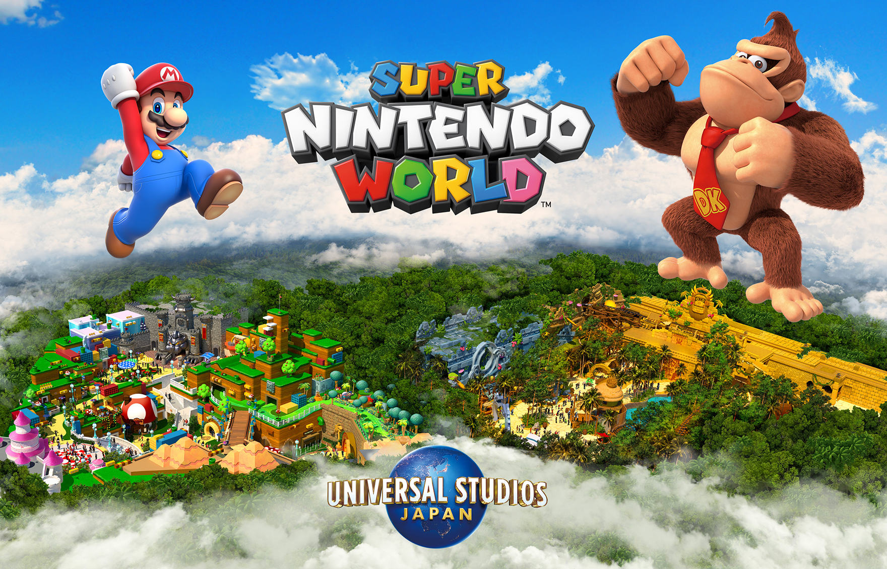 nintendo land universal florida map