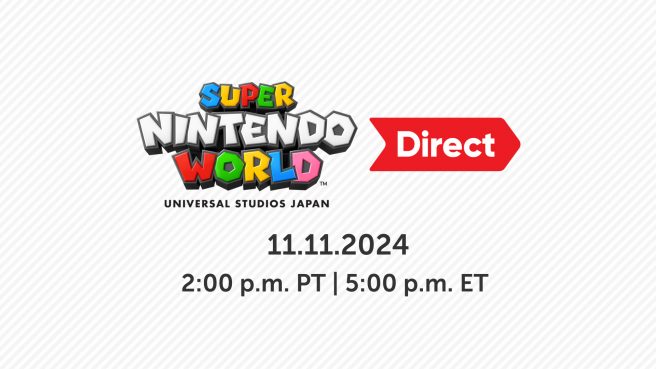 Super Nintendo World Direct November 2024