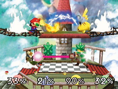 Super Smash Bros. 64 art style