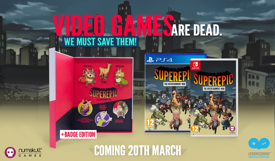 Superepic Getting A Physical Release Including Badge Collector S