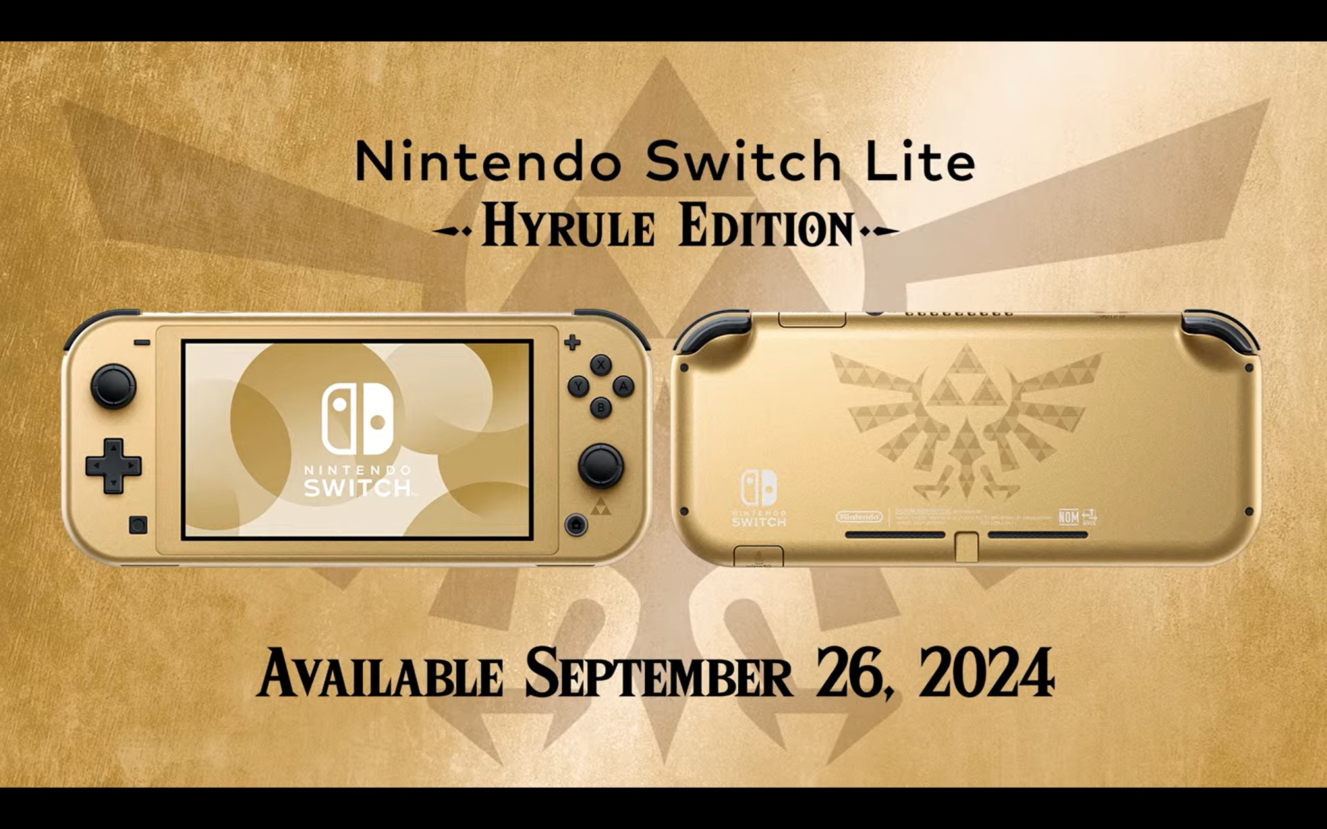 Switch Lite Hyrule Edition Revealed