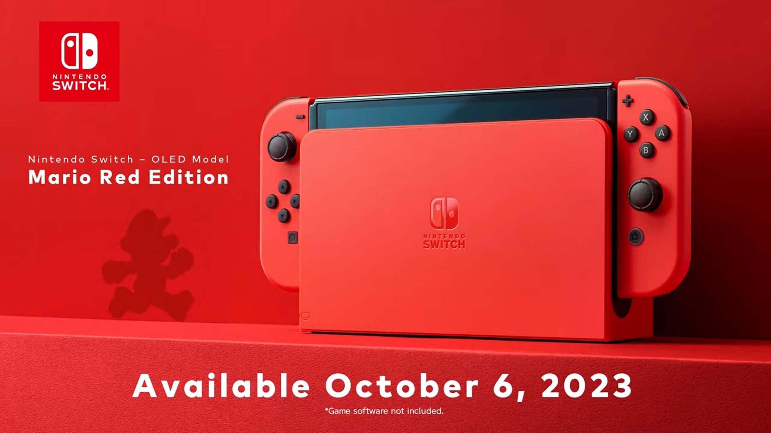 Switch OLED Mario Red Edition Announced Switch OLED Mario Red Edition Announced
