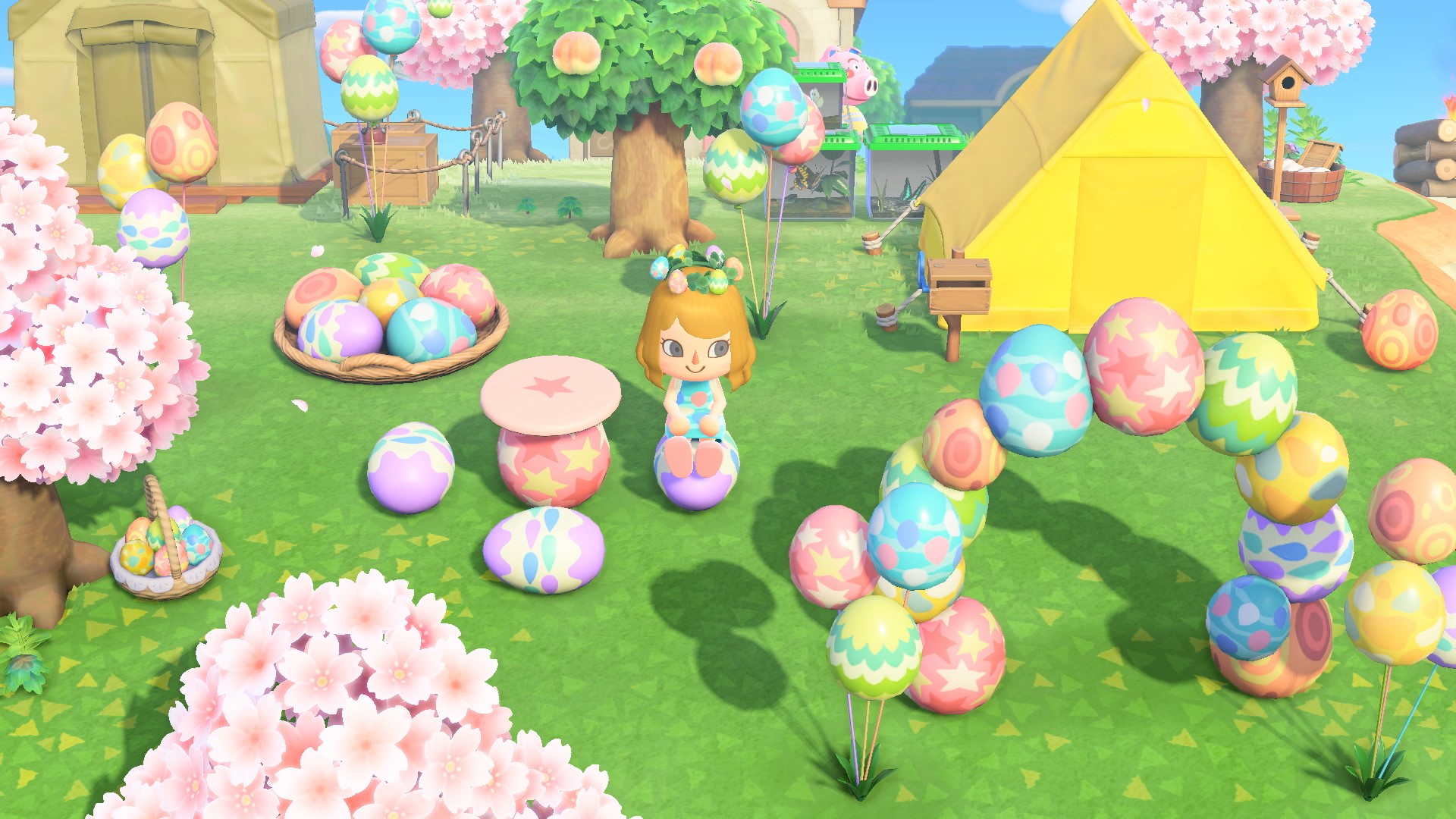 Animal Crossing New Horizons Bunny Day screenshots