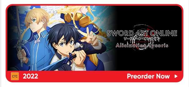 Sword Art Online: Alicization Lycoris for Switch teased by retailer