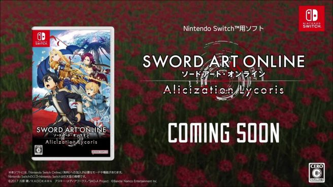 Sword Art Online: Alicization Lycoris Switch