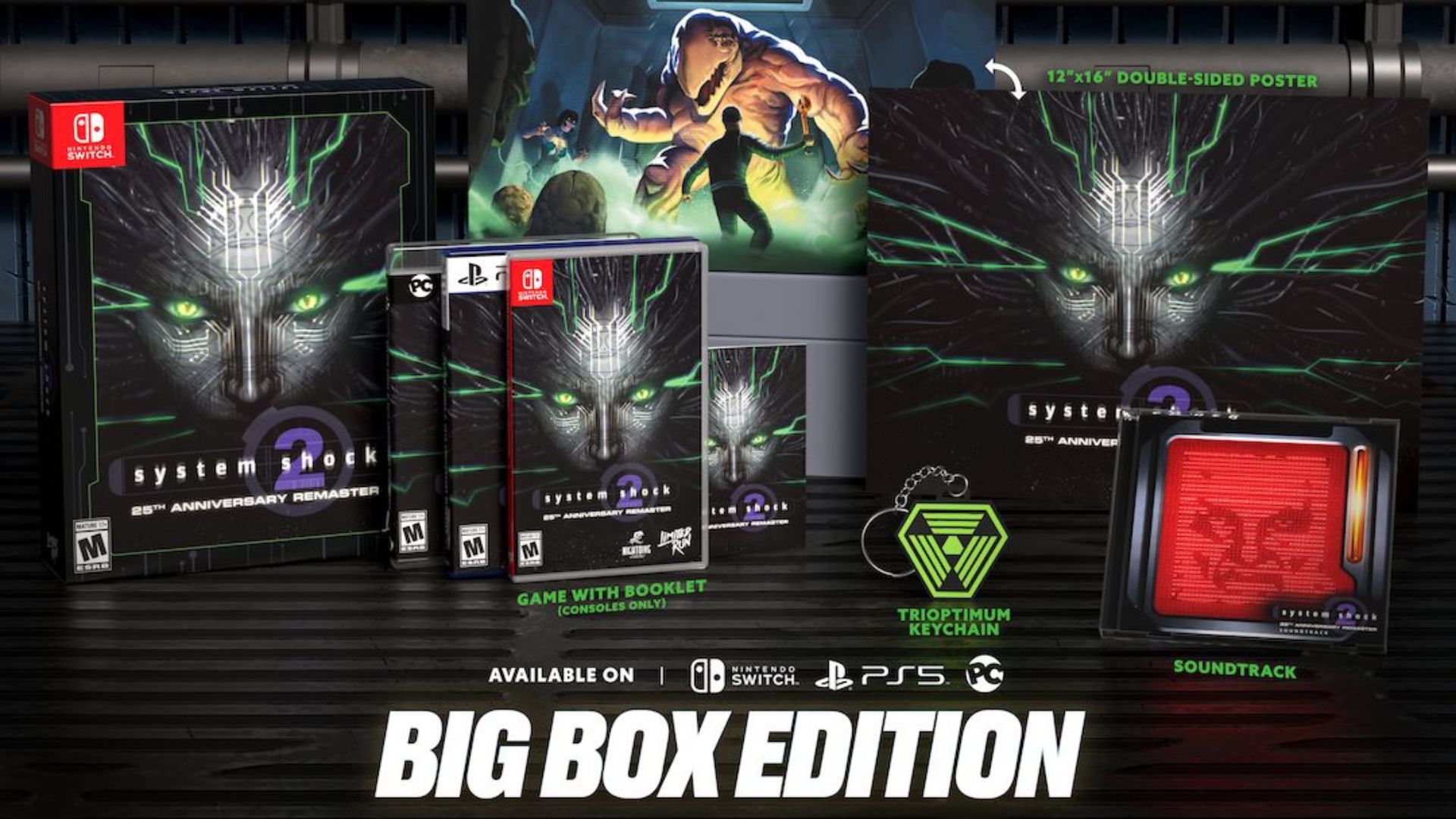 System Shock 2: 25th Anniversary Remaster Receives Physical Release on Nintendo Switch
