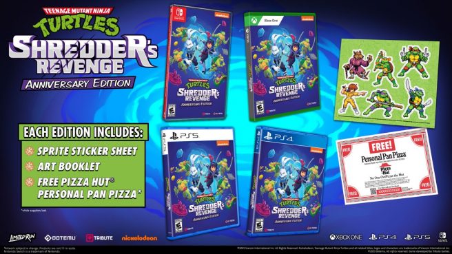 TMNT: Shredder's Revenge physical Anniversary Edition