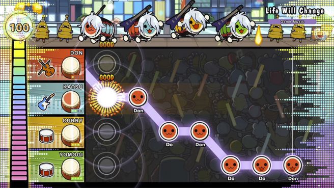 Taiko no Tatsujin: Rhythm Festival gameplay