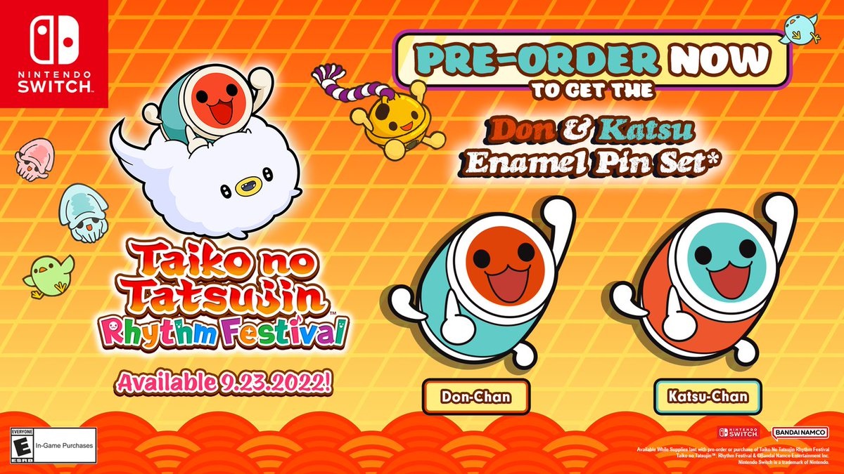 Taiko no Tatsujin: Rhythm Festival pre-order bonus