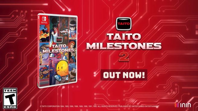 Tráiler de lanzamiento de Taito Milestones 2