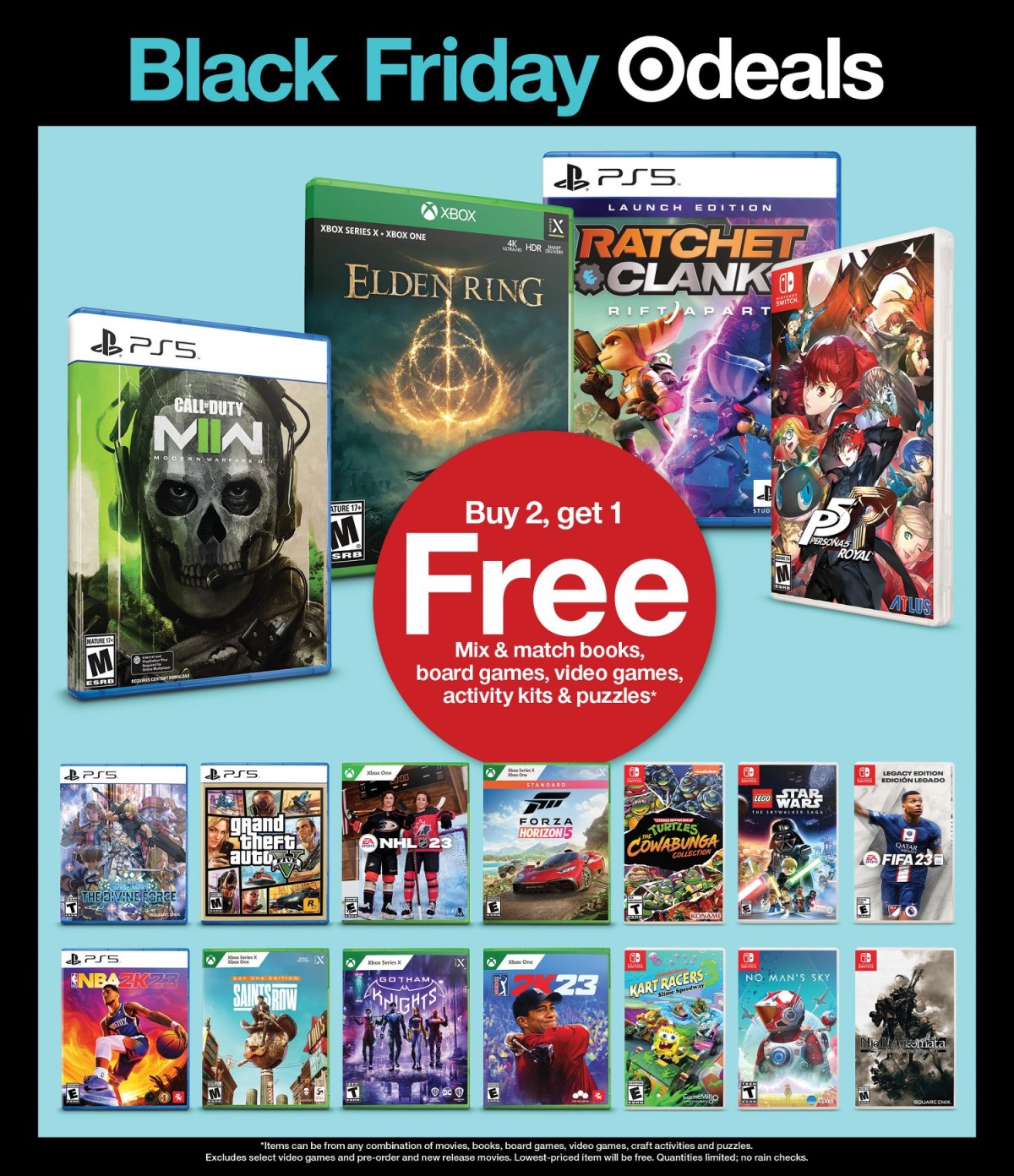 buy 2 get 1 free video game