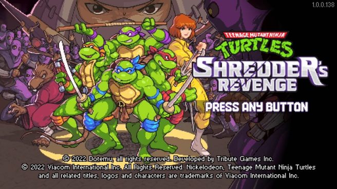 Teenage Mutant Ninja Turtles: Shredder's Revenge gameplay