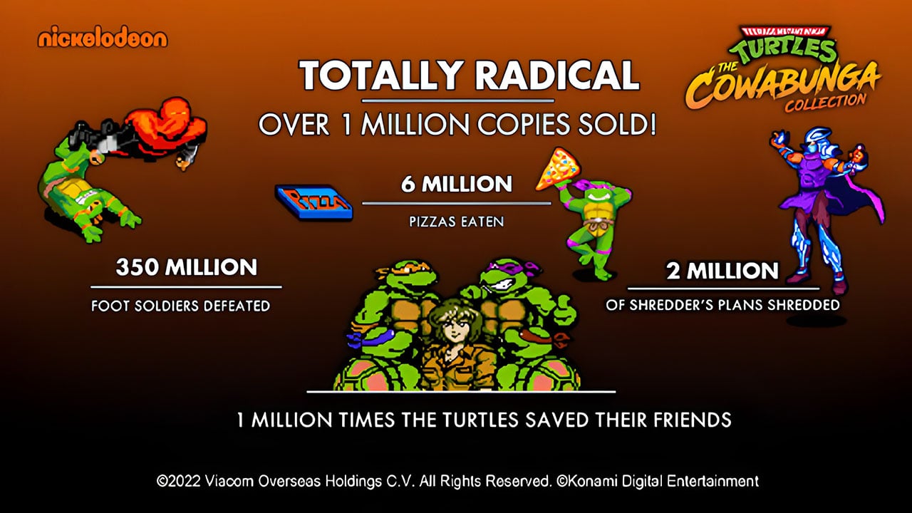 Teenage Mutant Ninja Turtles: The Cowabunga sales milestone Collection