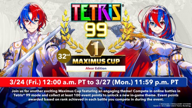Tetris 99 Fire Emblem Engage 32nd Maximus Cup
