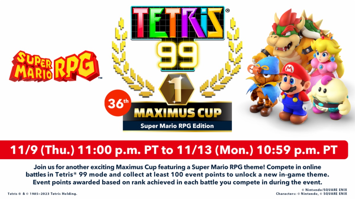 Tetris 99 35th Maximus Cup with Xenoblade Chronicles 3 theme