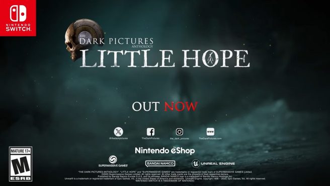 The Dark Pictures Anthology Little Hope Switch launch trailer
