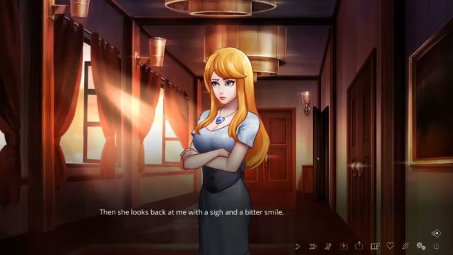 The Letter A Horror Visual Novel gameplay