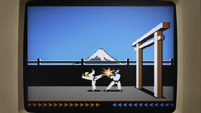 The Making of Karateka gameplay