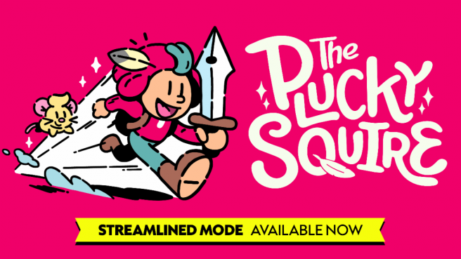 The Plucky Squire update Streamlined Mode