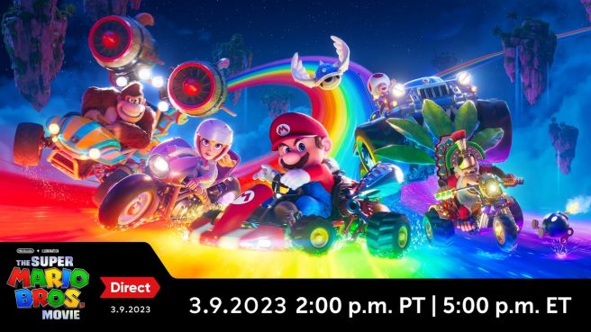 The Super Mario Bros. Movie Direct live stream March 2023