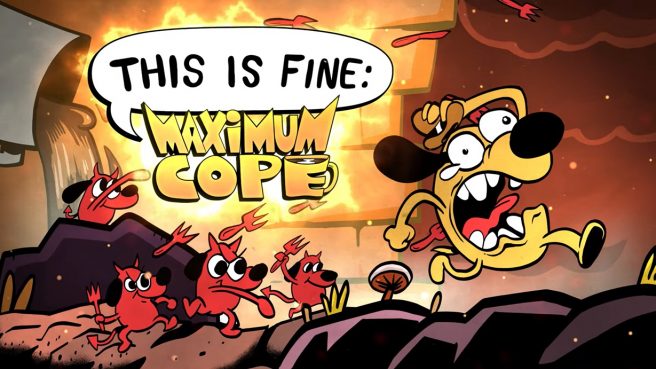 This Is Fine Maximum Cope