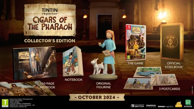 Tintin Reporter The Cigars of the Pharaoh release date