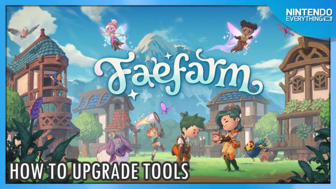 Fae Farm how to upgrade tools