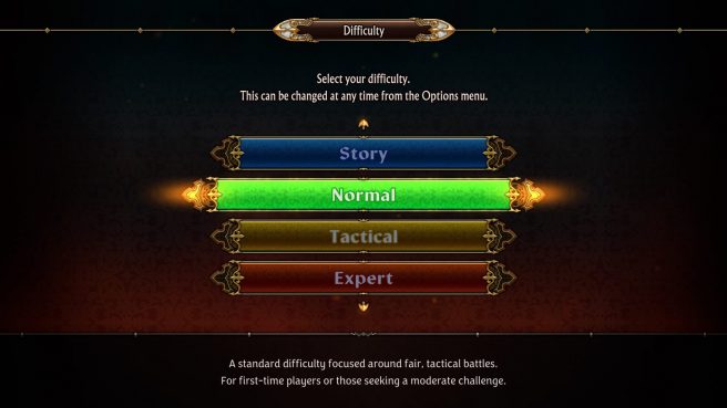 Unicorn Overlord 1.0.1 update Normal difficulty